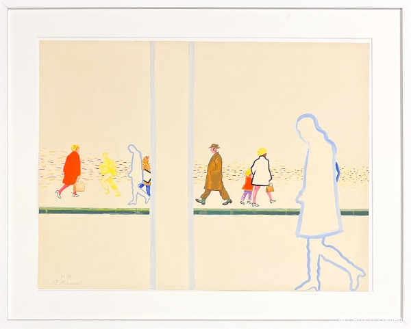 RAVEEL Roger - Voorstudie voor De Burgers van Rotterdam